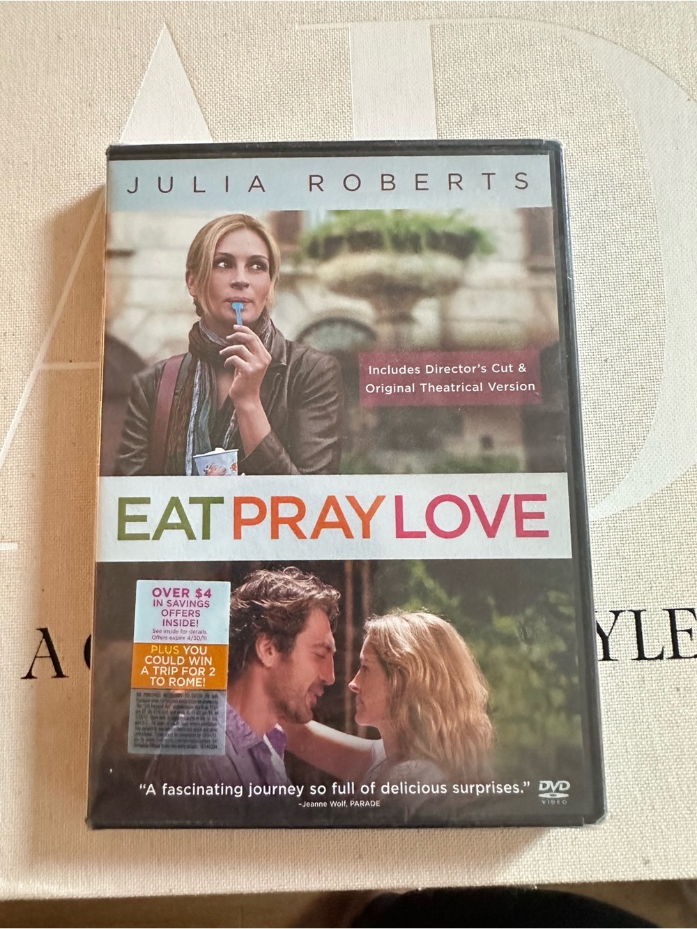 🆕 Eat Pray Love (Julia Roberts) DVD